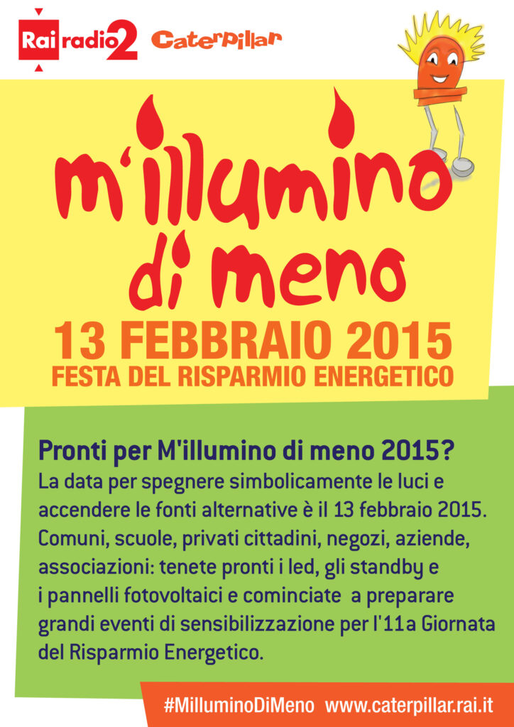 m'illumino di meno 2015