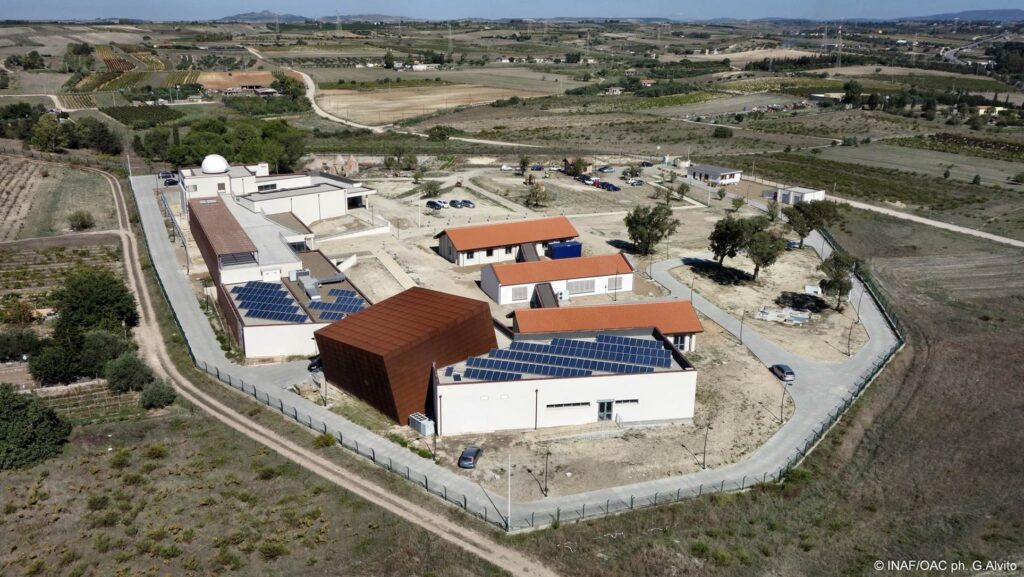 veduta aerea della nuova sede dell'INAF-OAC