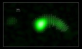 SRT: il buco nero supermassivo che precipita su un ammasso di galassie
