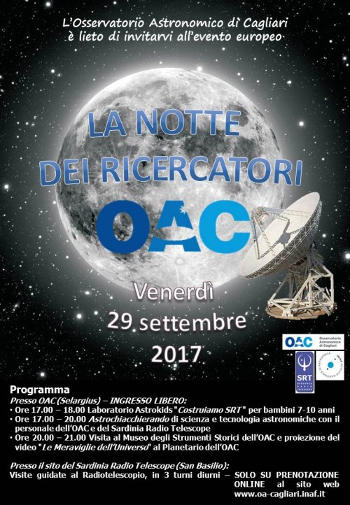 OAC e la Notte dei Ricercatori 2017