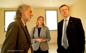 Il presidente dell'Agenzia Spaziale Italiana Roberto Battiston visita il Sardinia Radio Telescope