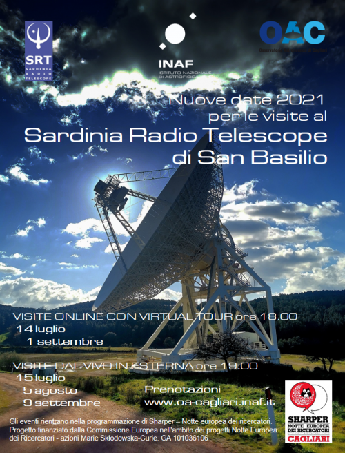 le nuove date 2021 per visitare SRT