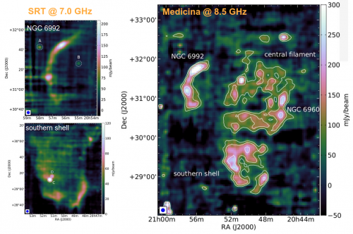 New high-frequency radio observations of the Cygnus Loop SNR